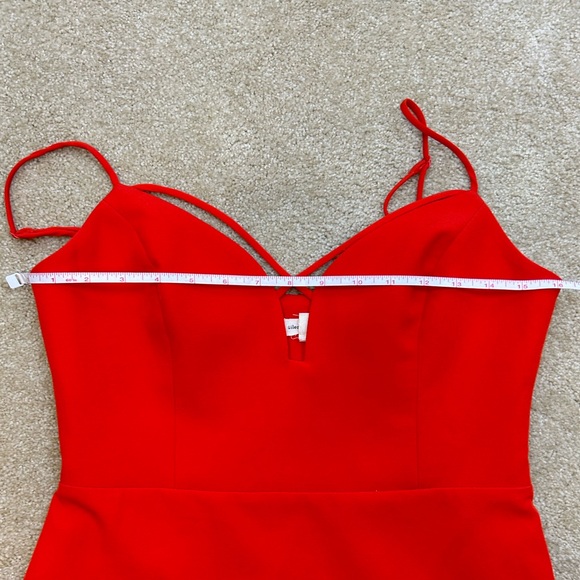 silence + noise by Anthropologie Bright Red Spaghetti-Strap Mini Dress - Picture 9 of 10